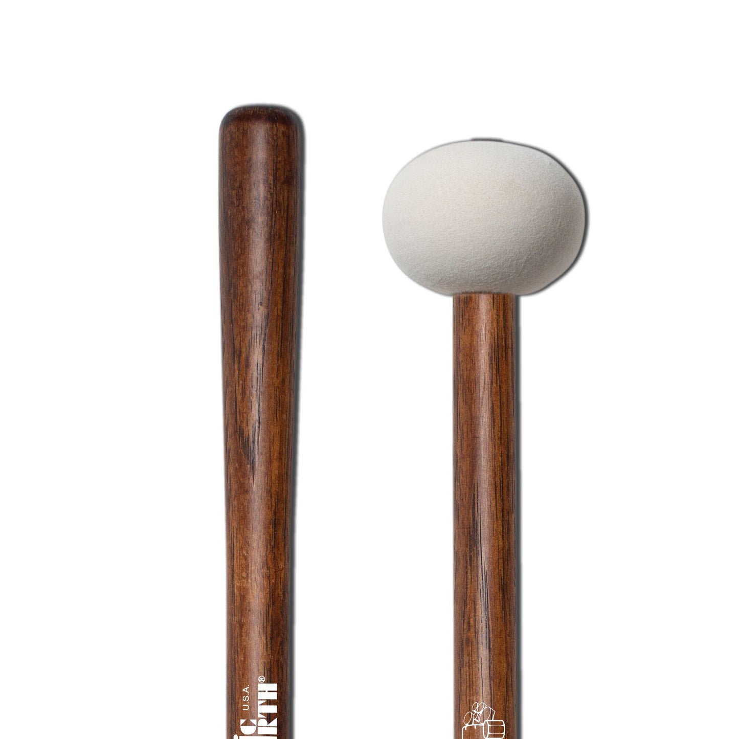 MB3H - Corpsmaster Marching Bass - Large Head, Hard Mallets