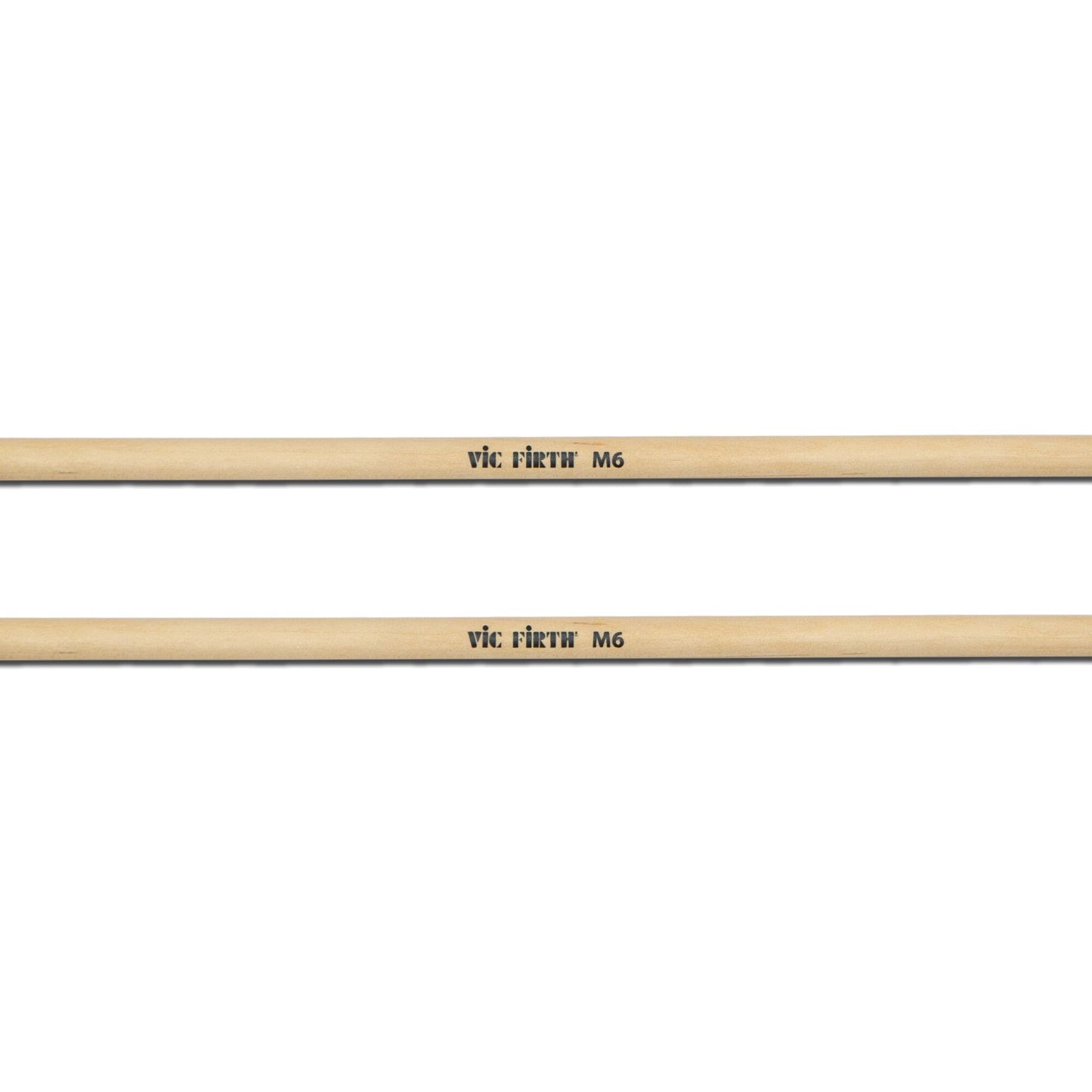 M6 - American Custom Keyboard - Hard, Black Phenolic, 1" Mallets