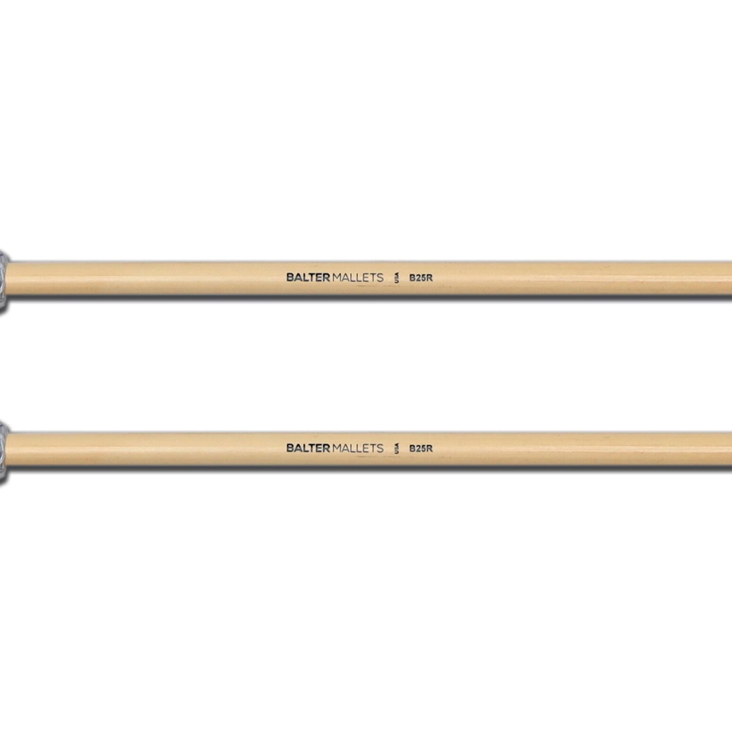 B25 - Pro Vibe - Medium Hard, Silver Cord Mallets