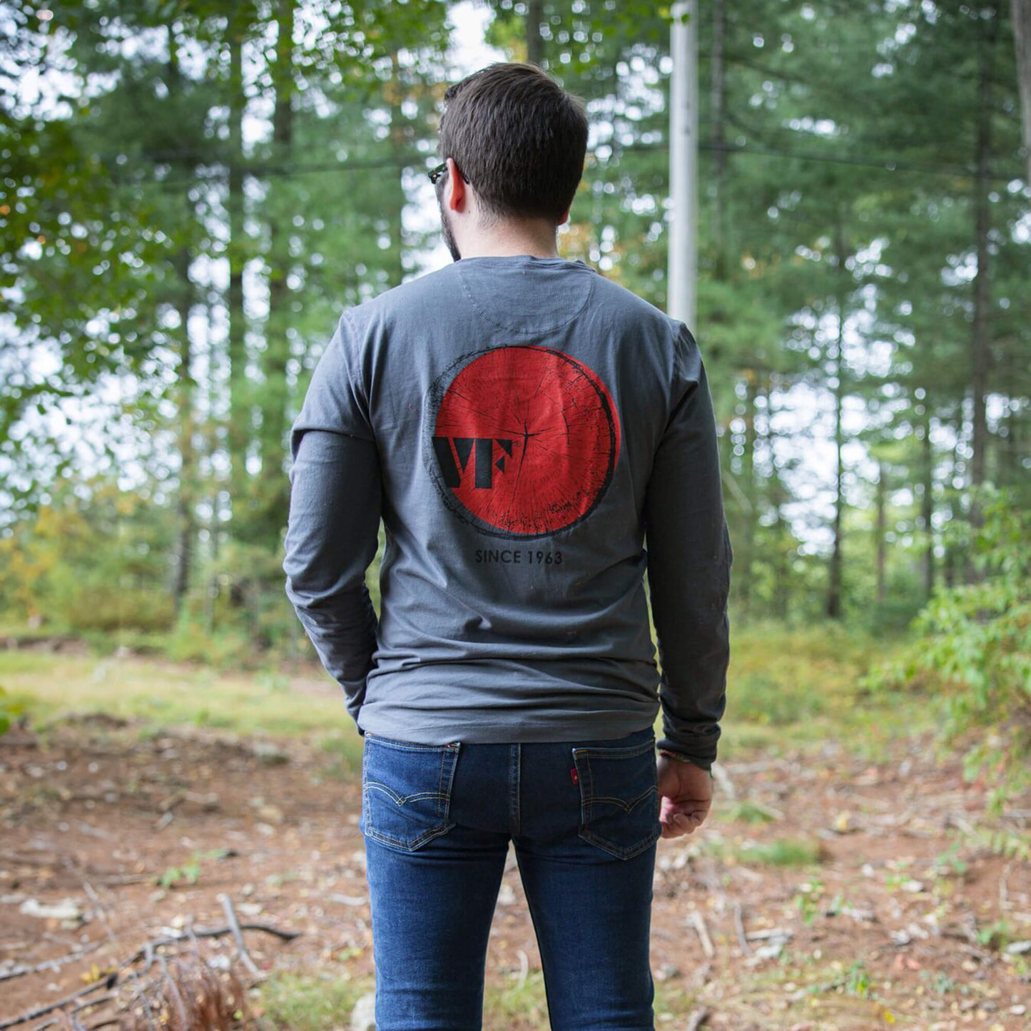 Vic Firth Gray Long Sleeve Tee